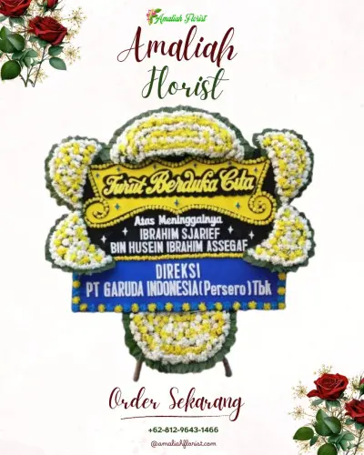 Papan Bunga Duka di Simbang