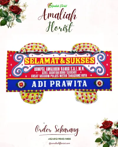 Karangan Bunga Ucapan Selamat di Simbang