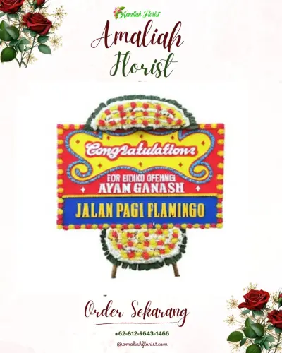 Bunga Papan Congratulation di Simbang